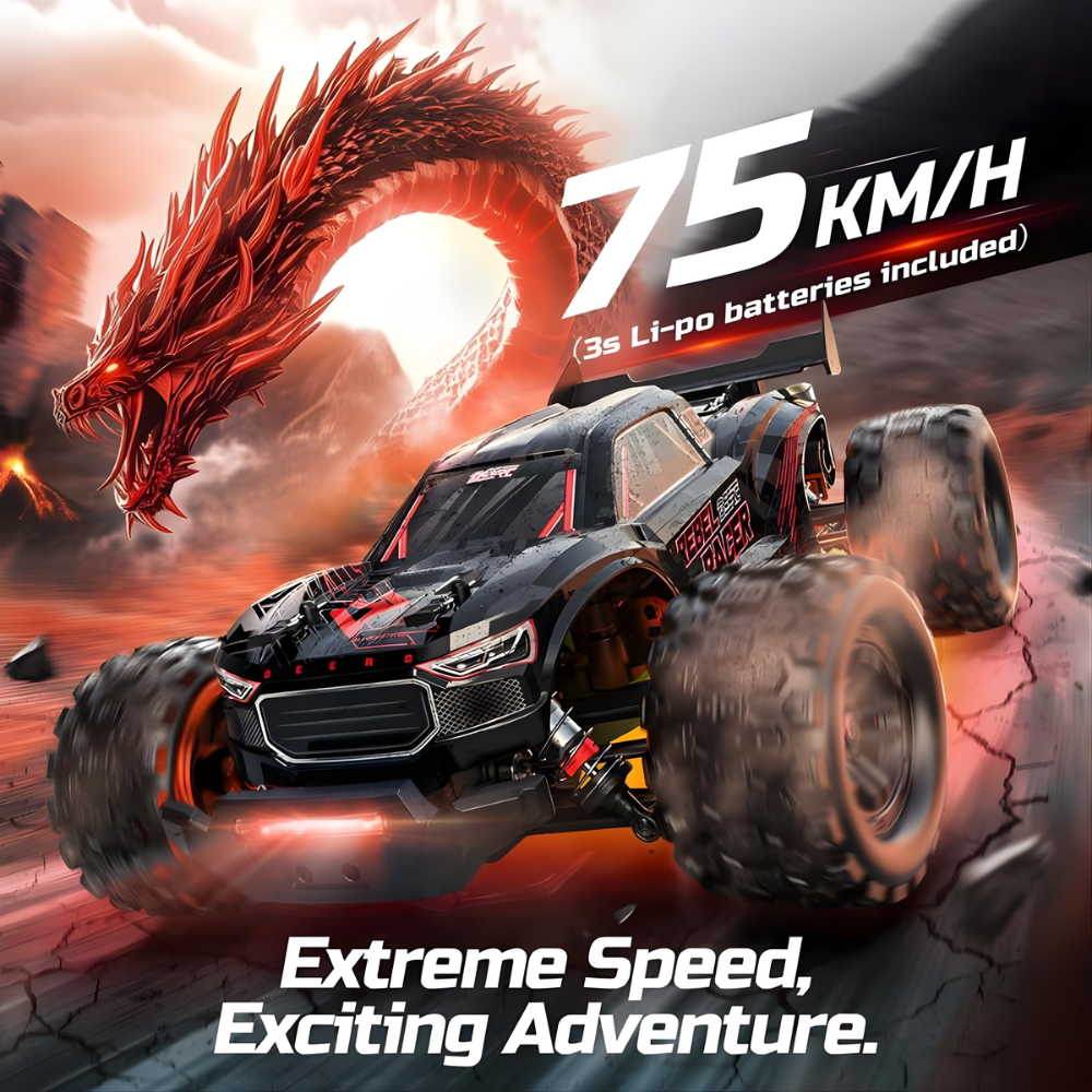 DEERC FastBrush™ 4WD Off-Road RC Car