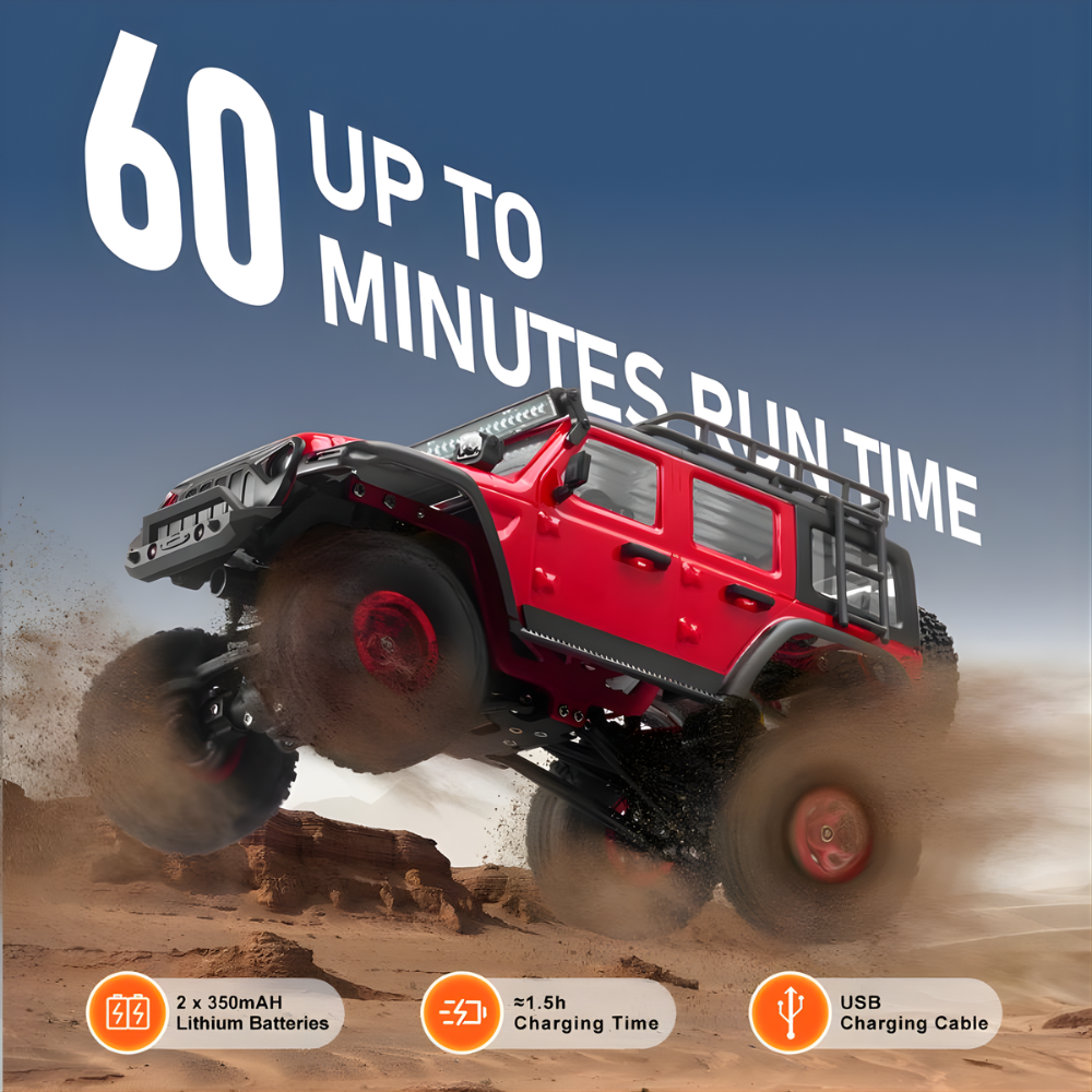 VEVOR TerrainX™ — 1:24 All-Terrain 4WD RC Car