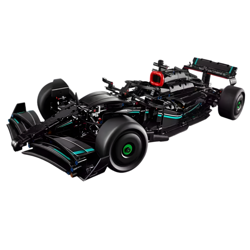 F1 W14 Racing Car Building Set – 1642 Pieces Mechanical Engineering Model Kit for Adults & Kids