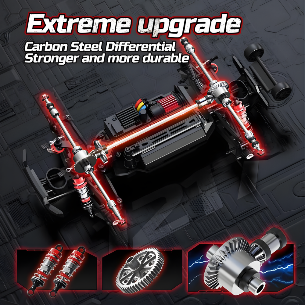DEERC FastBrush™ 4WD Off-Road RC Car