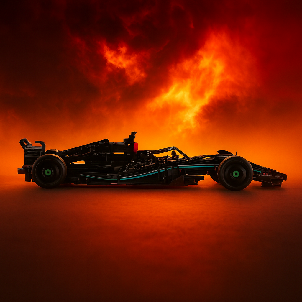 F1 W14 Racing Car Building Set – 1642 Pieces Mechanical Engineering Model Kit for Adults & Kids